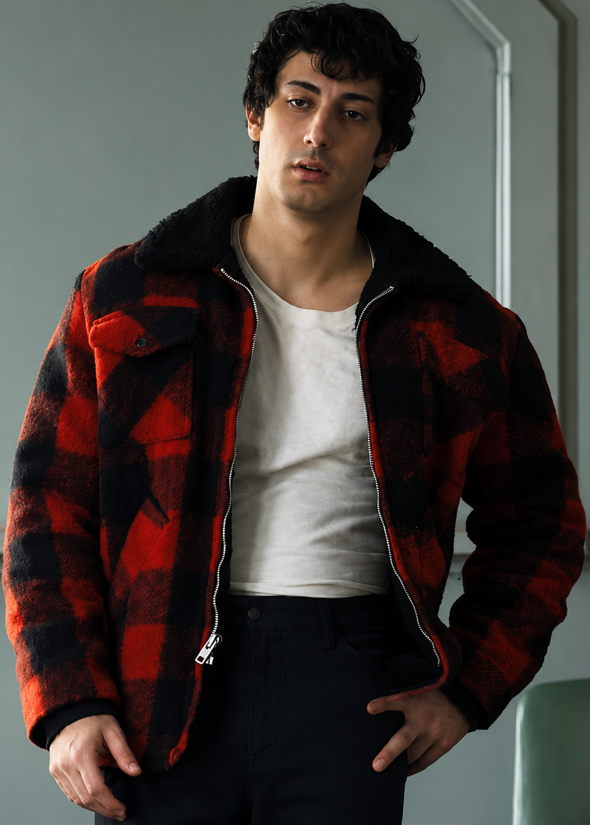 Anthony Ippolito I Play Rocky 2026 Red Plaid Jacket - Image 1